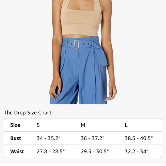 Stylish Tan Halter Crop Top - Picture 4 of 4